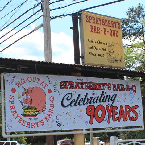 Sprayberry's BBQ - Celebrating 90 Years